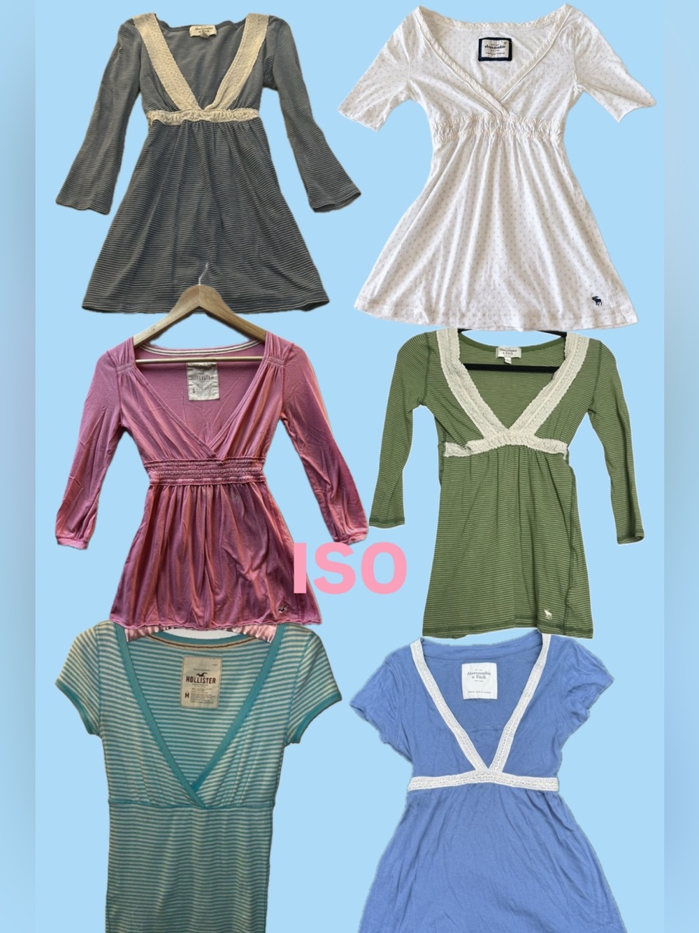 iso - babydoll tops